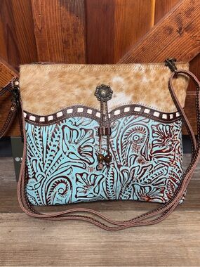 Myra Bag Blue Isle Crossbody Purse NWT